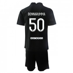 Camisola Paris Saint-Germain Guarda-redes Gianluigi Donnarumma 50 Criança Equipamento Segundo 2021-2022 Manga Curta